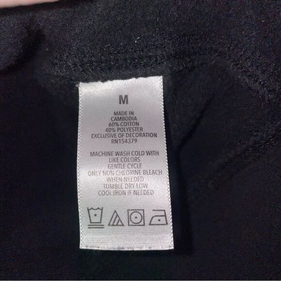 Aeropostale Size M Women's Black Hoodie Jacket Logo 90s Y2K Graphic - Picture 5 of 8